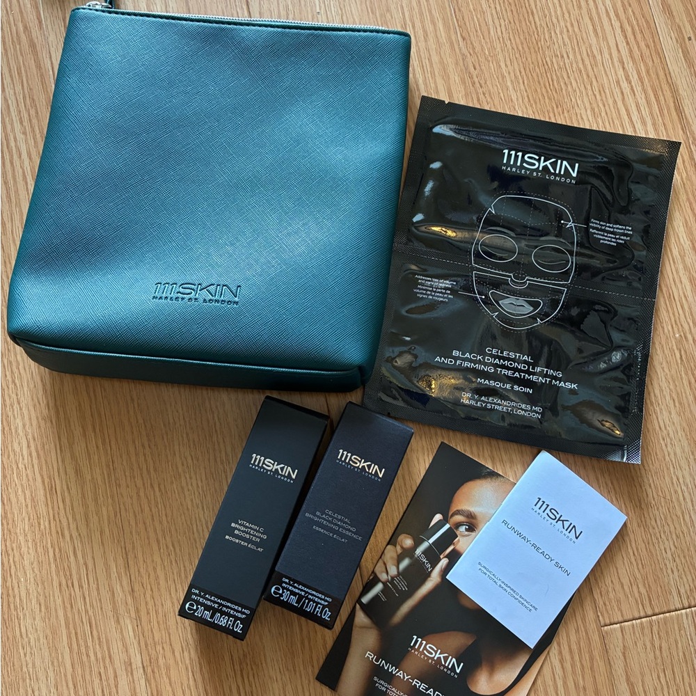 111SKIN Skincare Set with Travel Bag New!